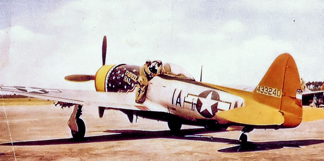 Republic P-47D-30-RA Thunderbolt Serial No. 44-33240 of the 358th Fighter Group, Toul Air Base France, January 1945