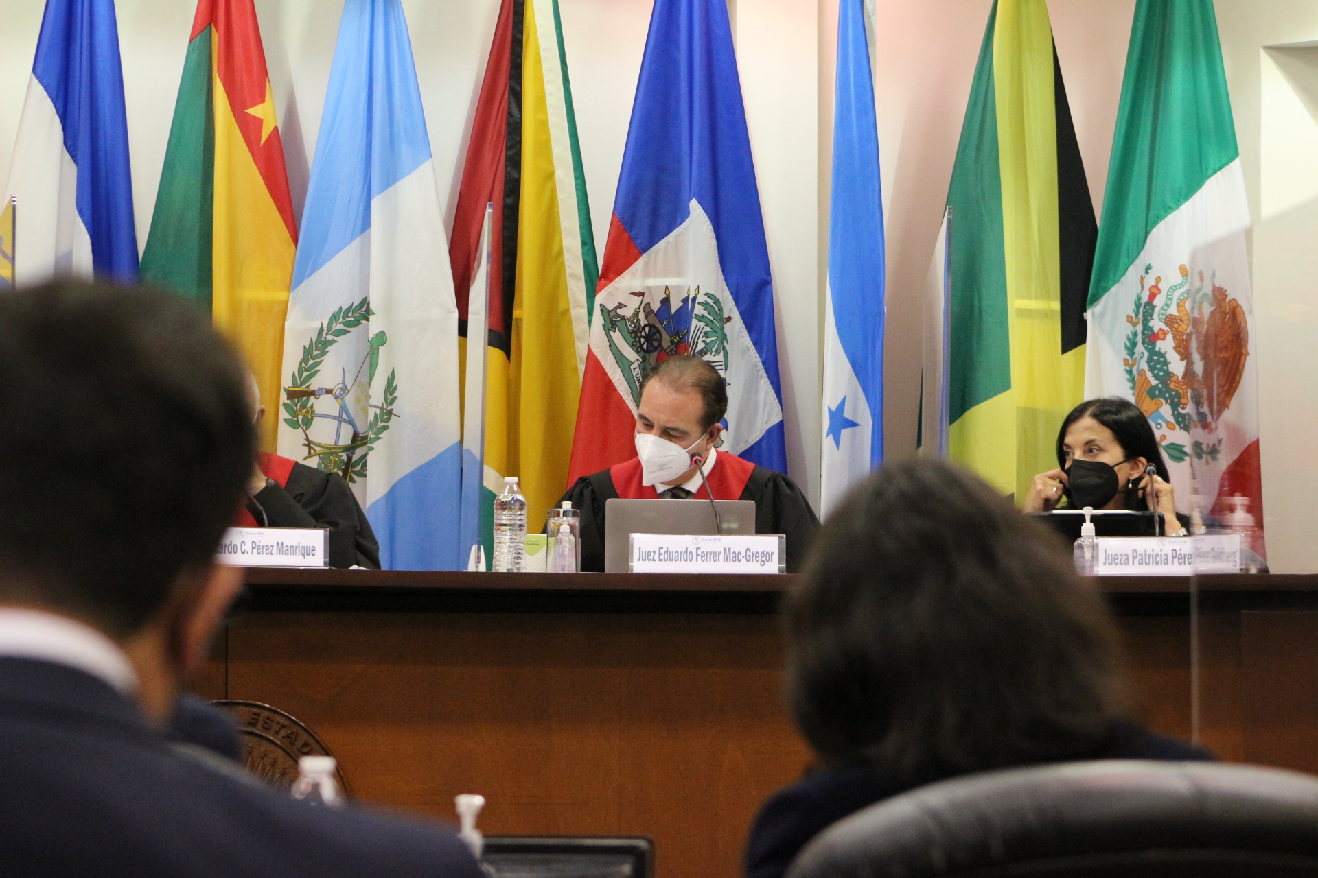 The courtroom of the Inter-American Court of Human Rights in San José, Costa Rica, where the Baena Ricardo case was heard and decided on 2 February 2001.