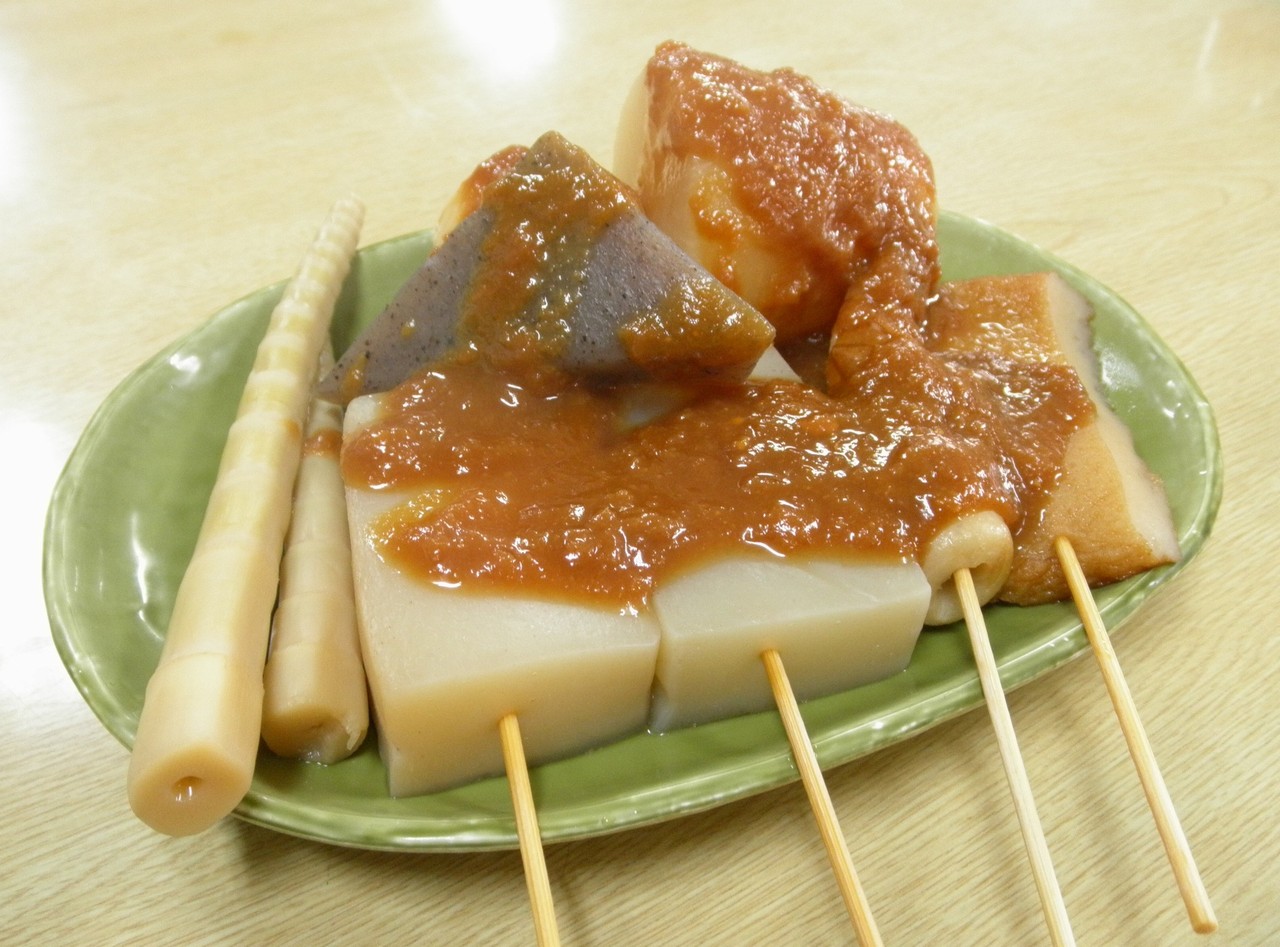 Aomori ginger miso oden