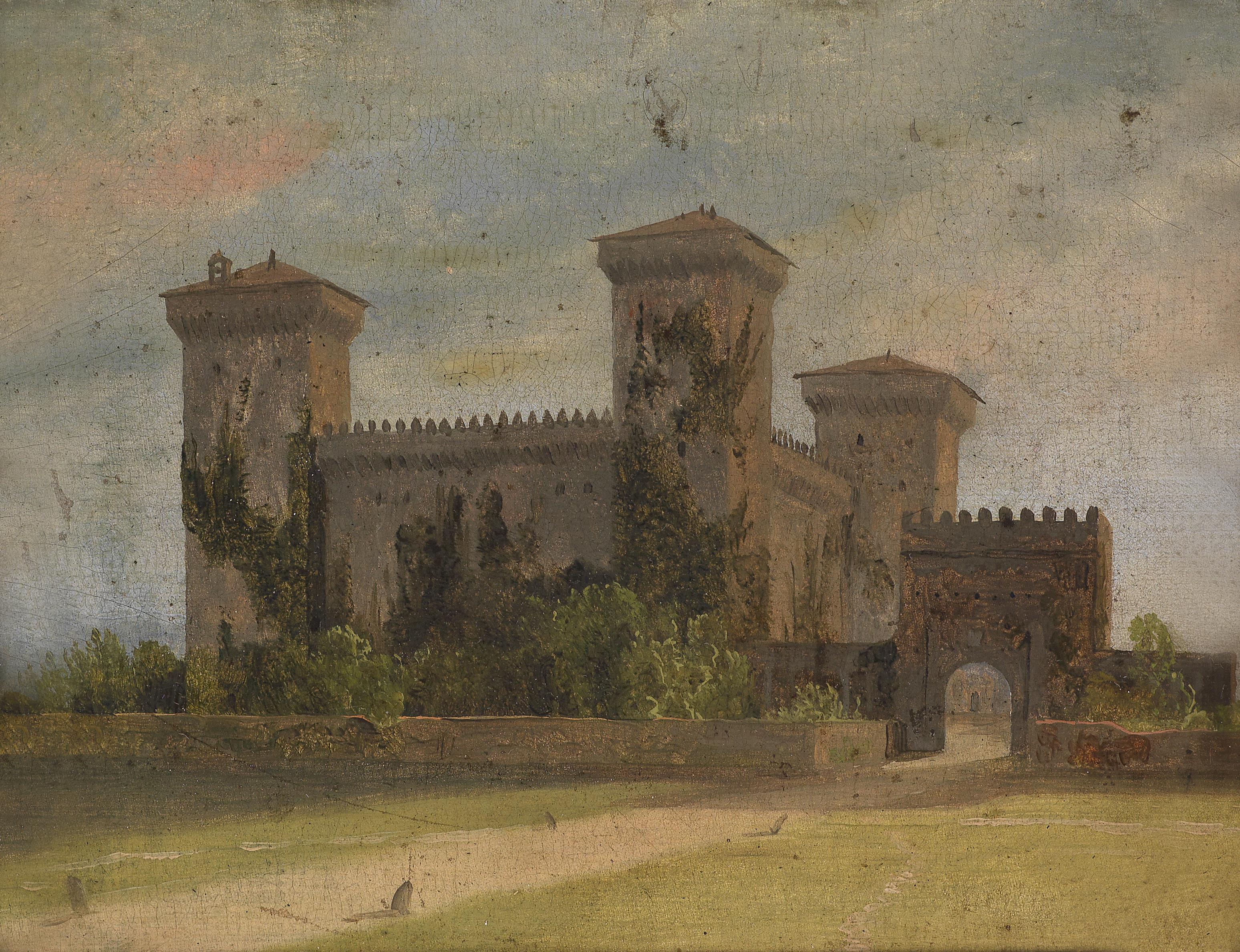 Painting of Castelguelfo Castle