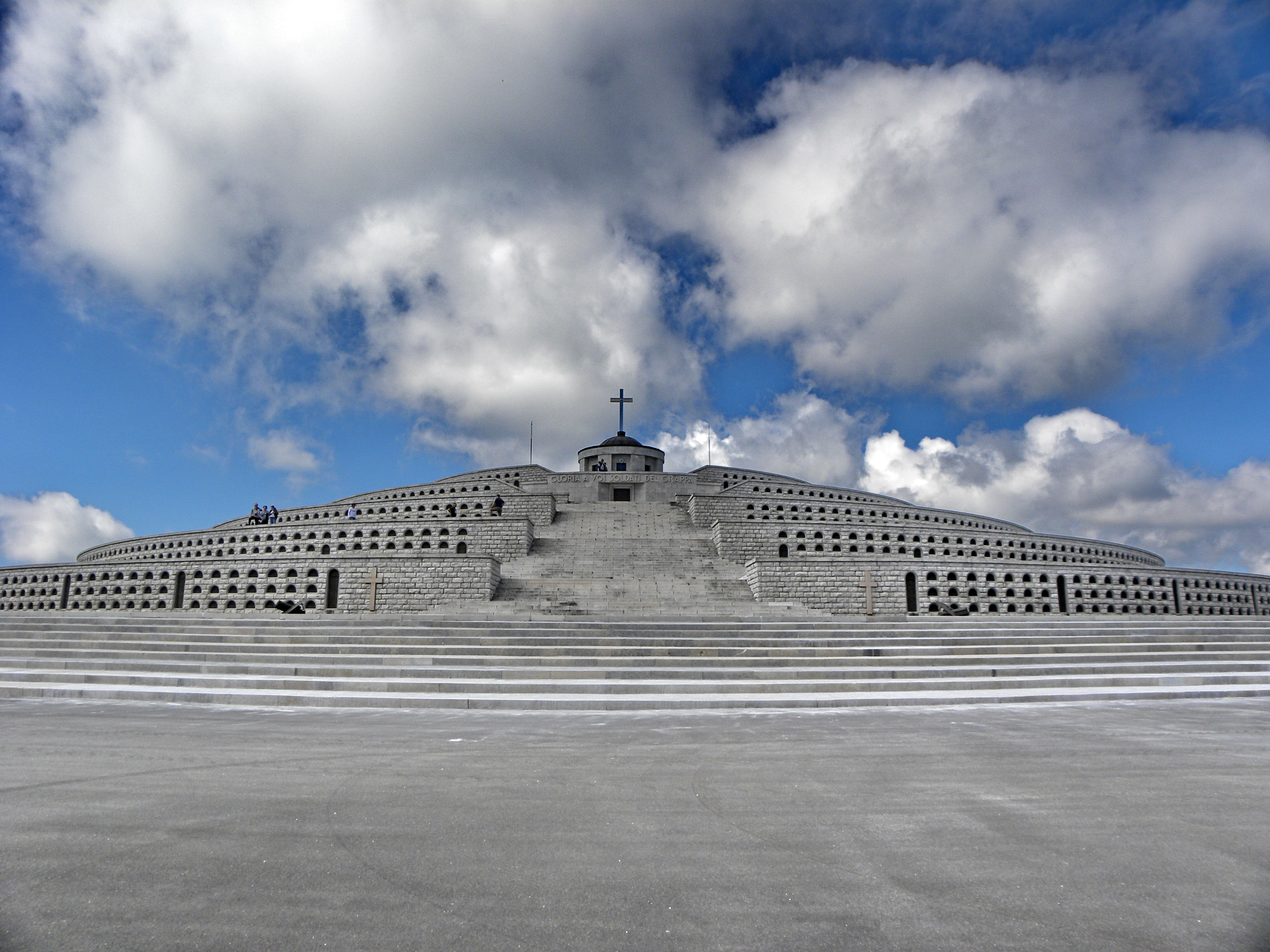 Military Memorial Monument of World War I located at Massiccio del Grappa