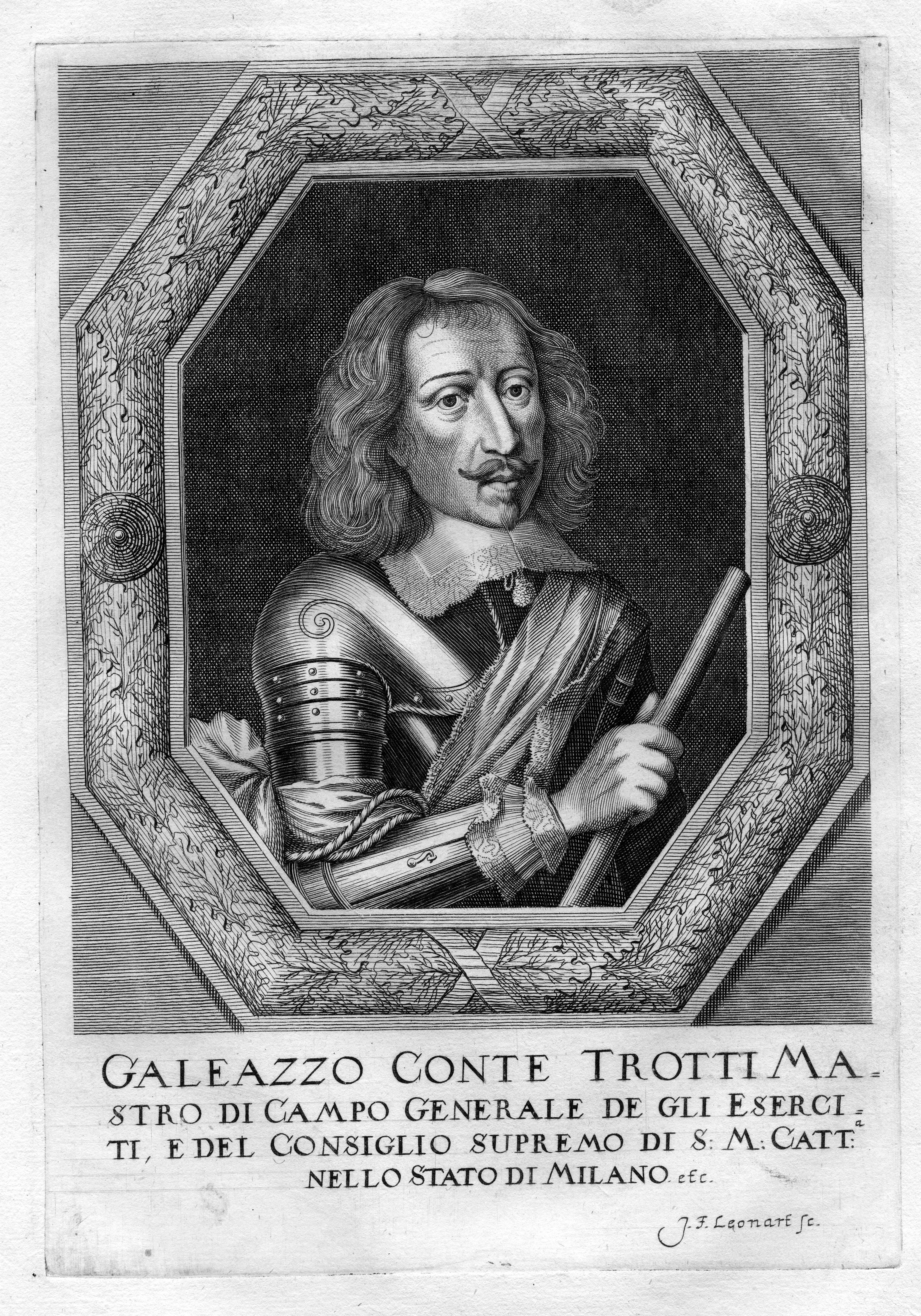Gian Galeazzo Trotti, Master of the Field General and head of the Spanish armed forces.
