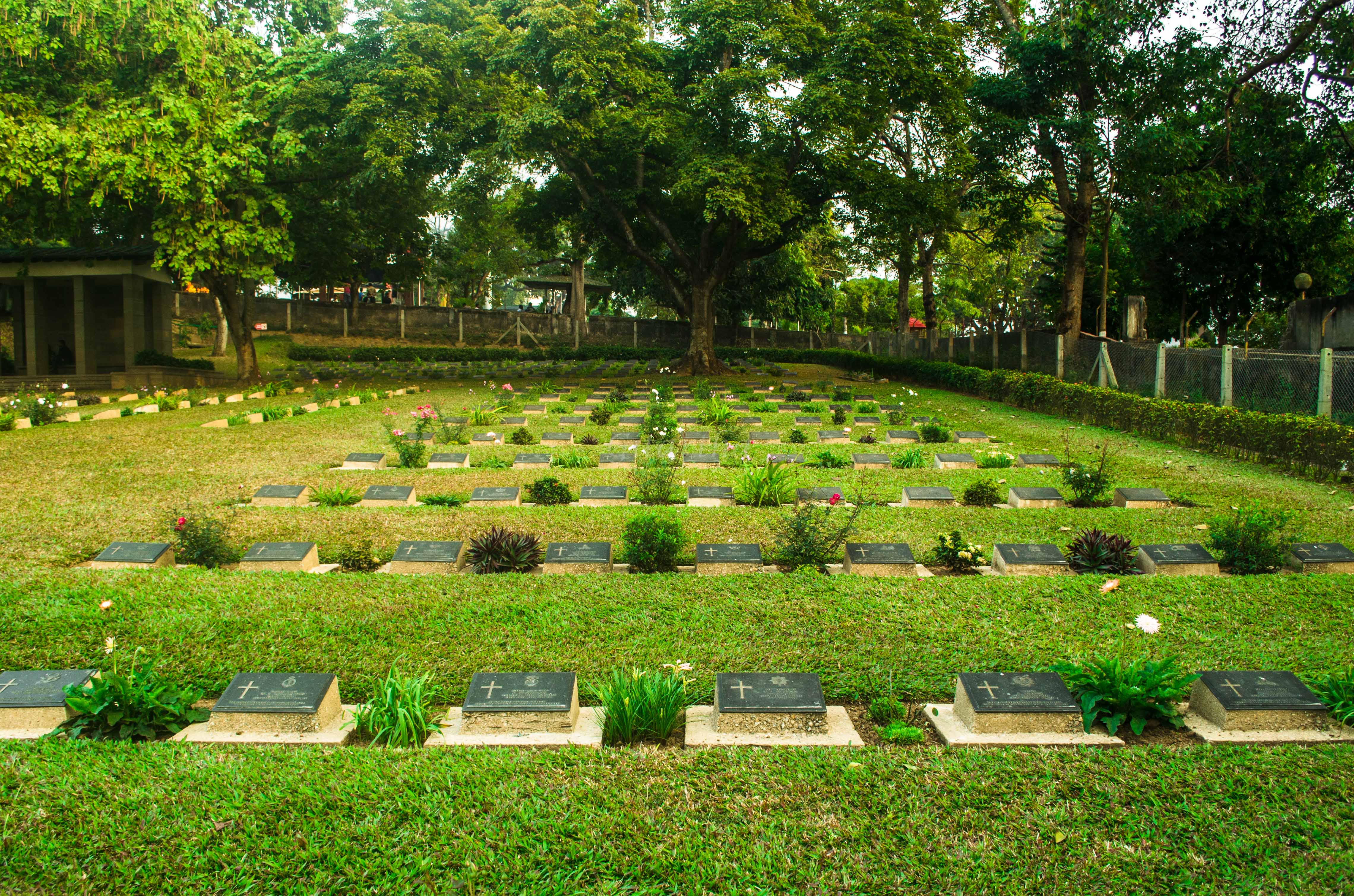 Graves in Guwahati war cemetery