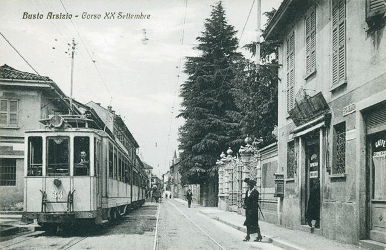 Double track in Via XX Settembre in Busto Arsizio