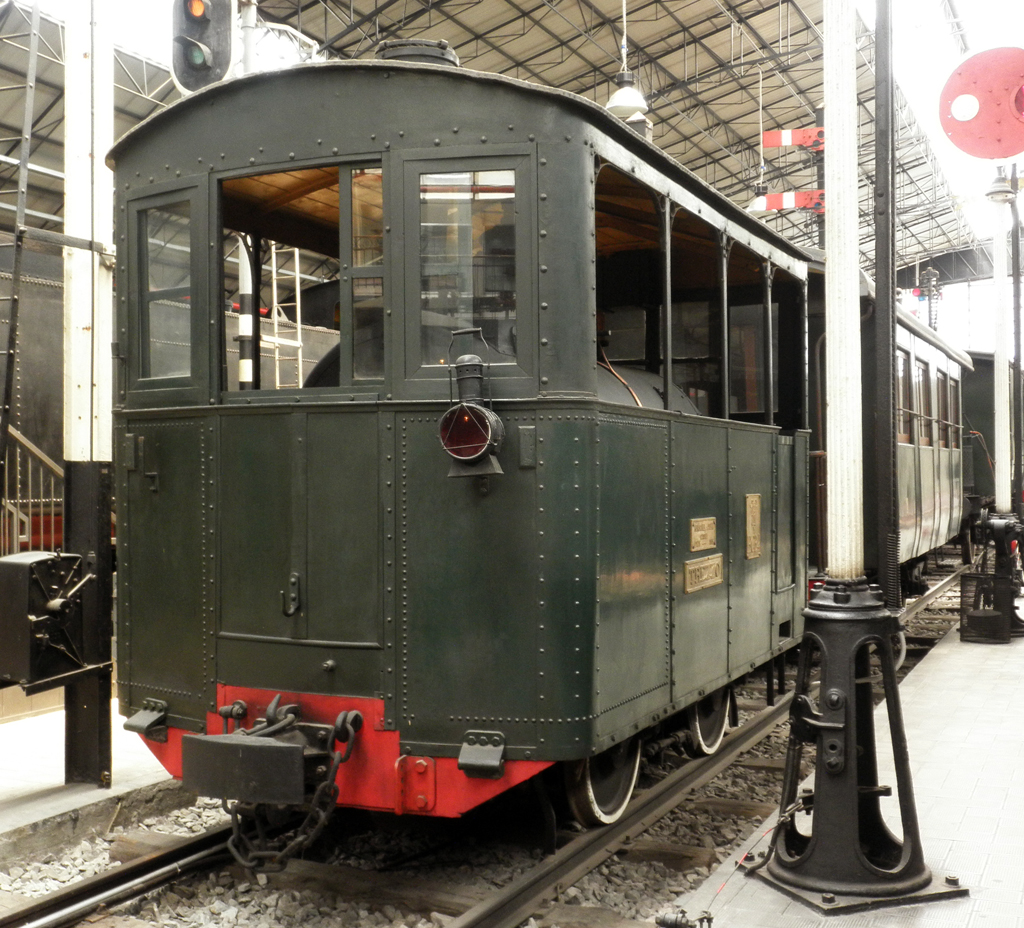 Henschel locomotive on display at the Museo Nazionale Scienza e Tecnologia Leonardo da Vinci