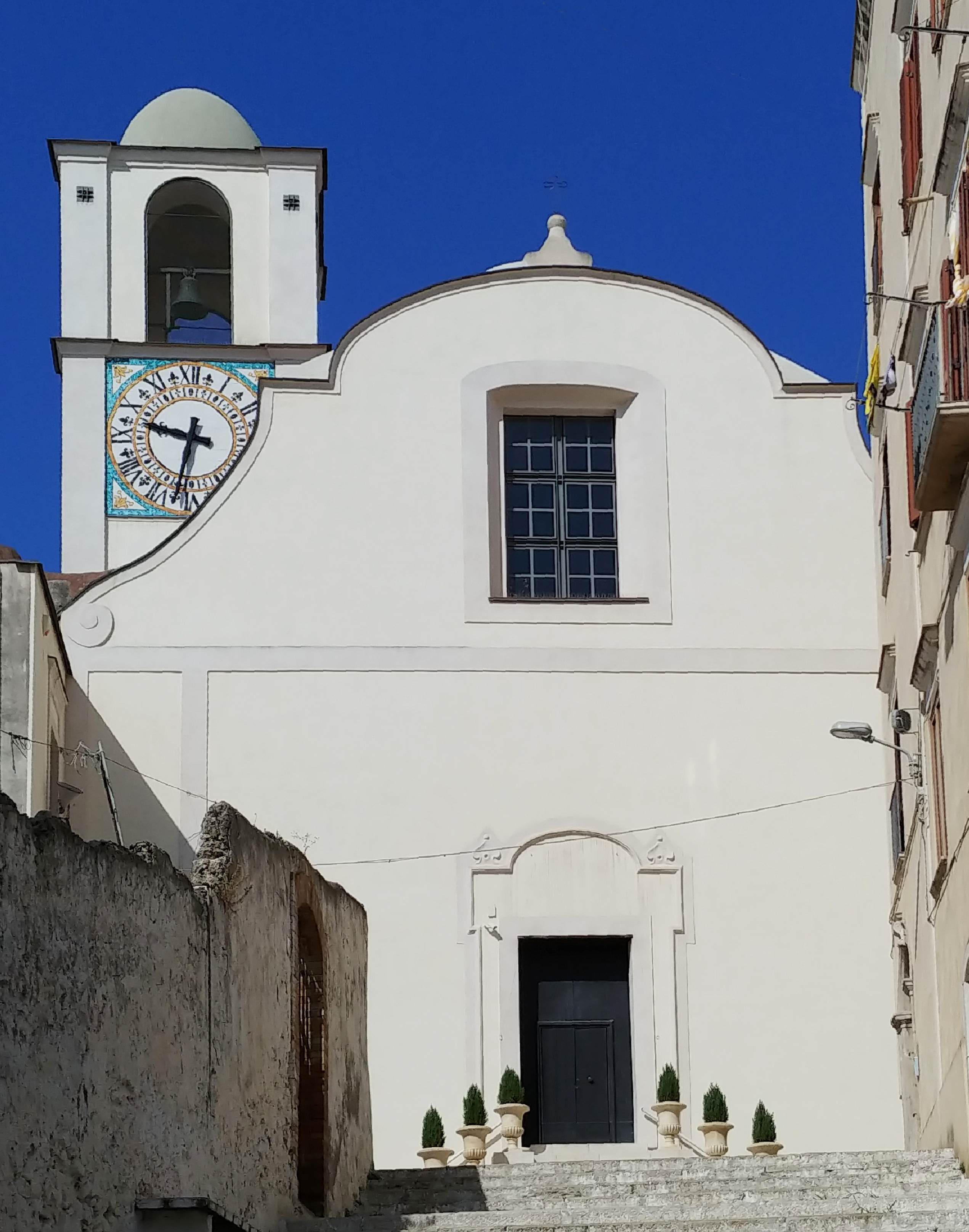The facade of the church of Santa Maria di Porto Salvo.