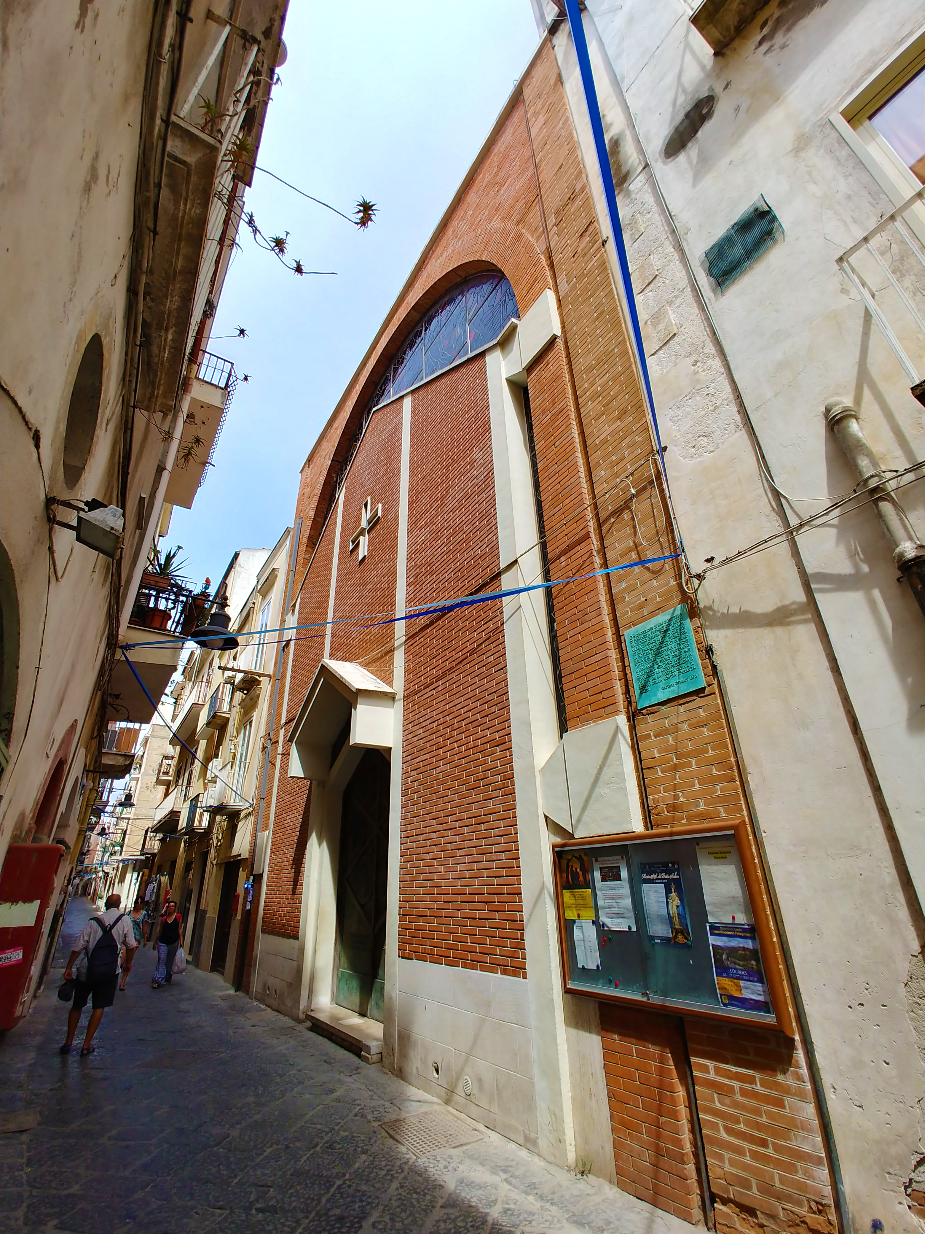 The facade of the church of San Giacomo Apostolo.