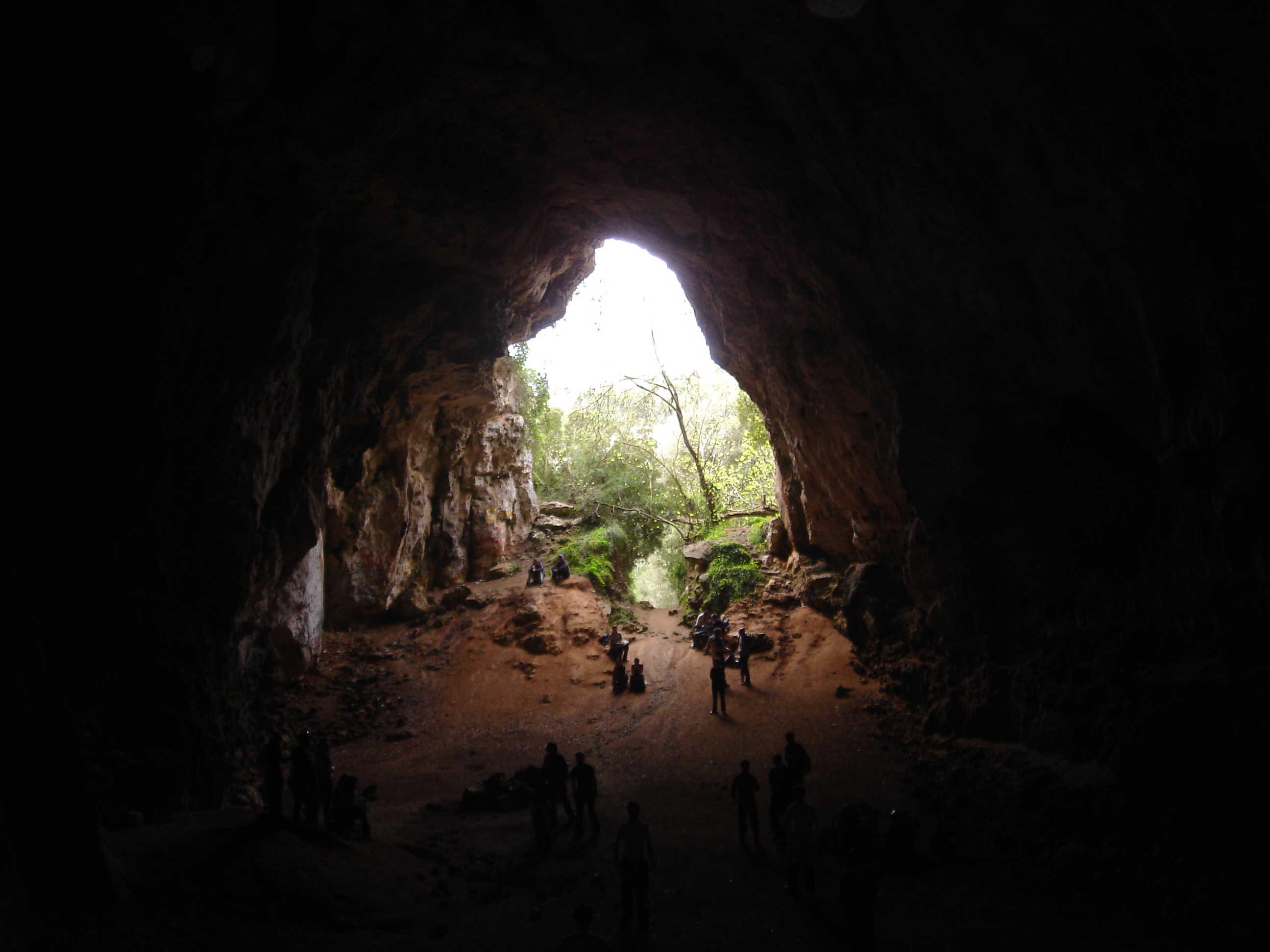 The main chamber of Cova des Coloms, Menorca