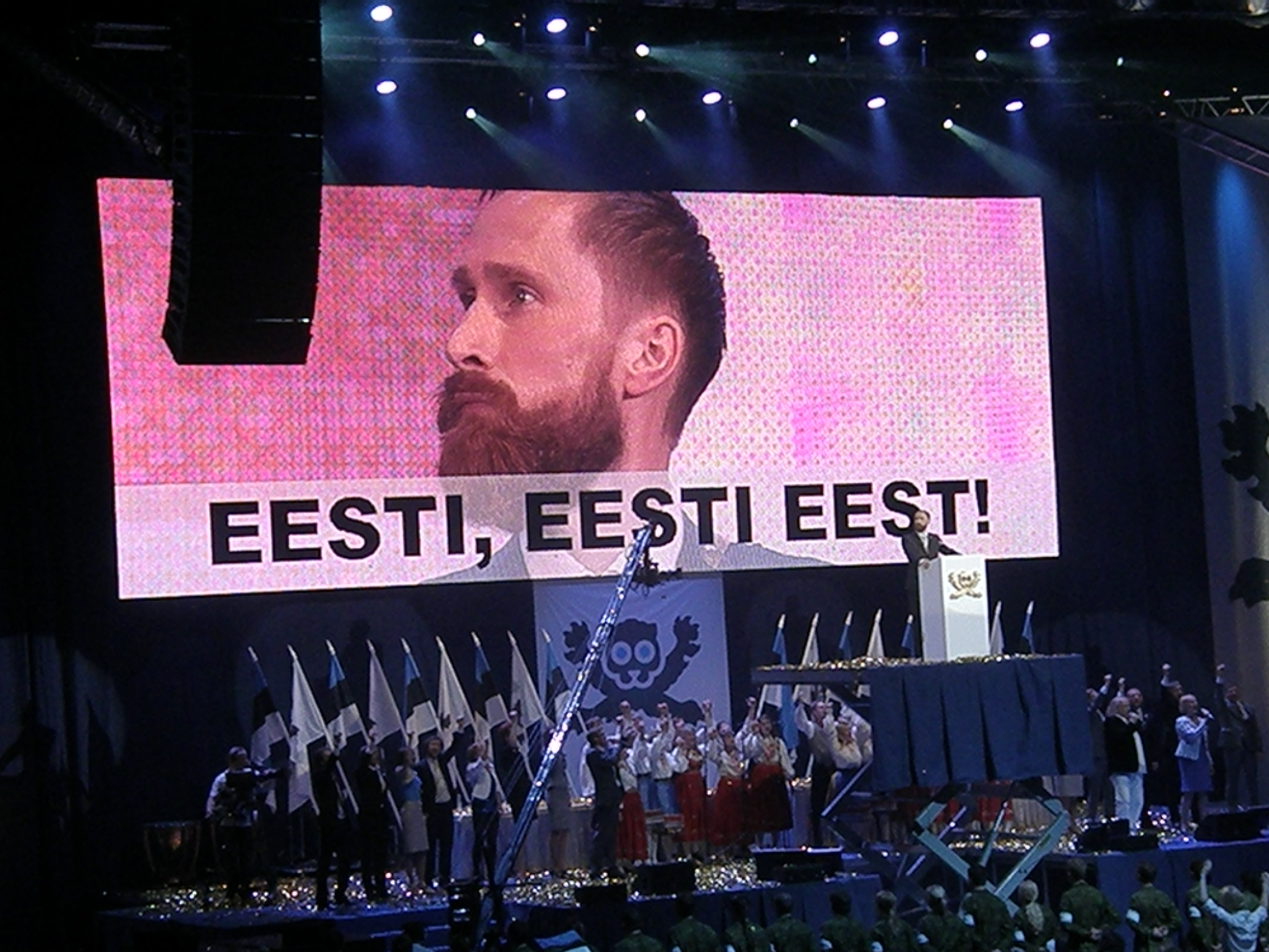  thumb | right | Tiit Ojasoo at United Estonian Grand Assembly