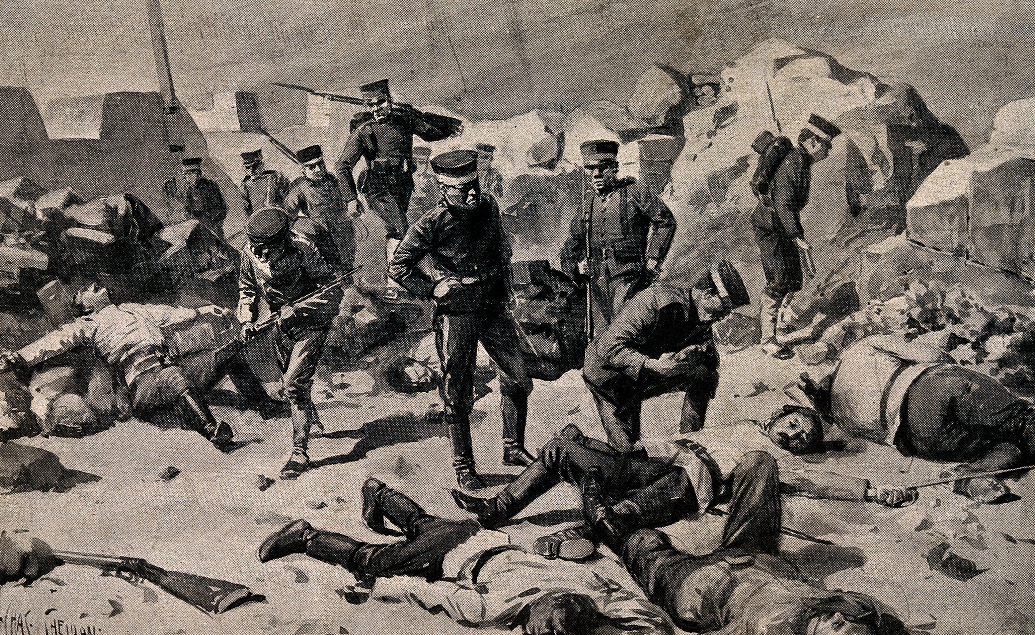 News report of the Russo-Japanese War.