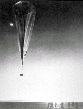 High Altitude Balloons were used in Operation Fitzwilliam