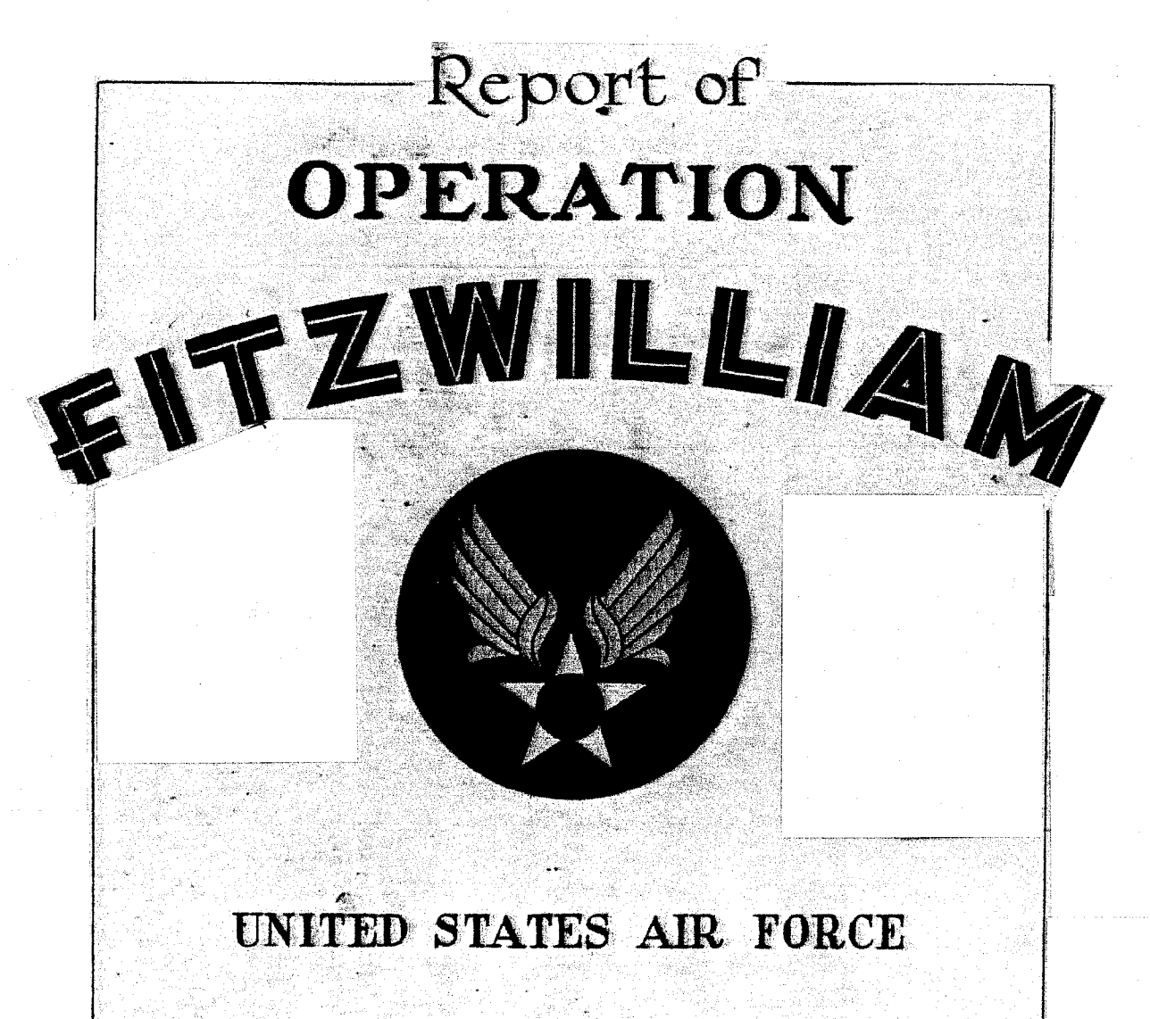 Operation Fitzwilliam Report