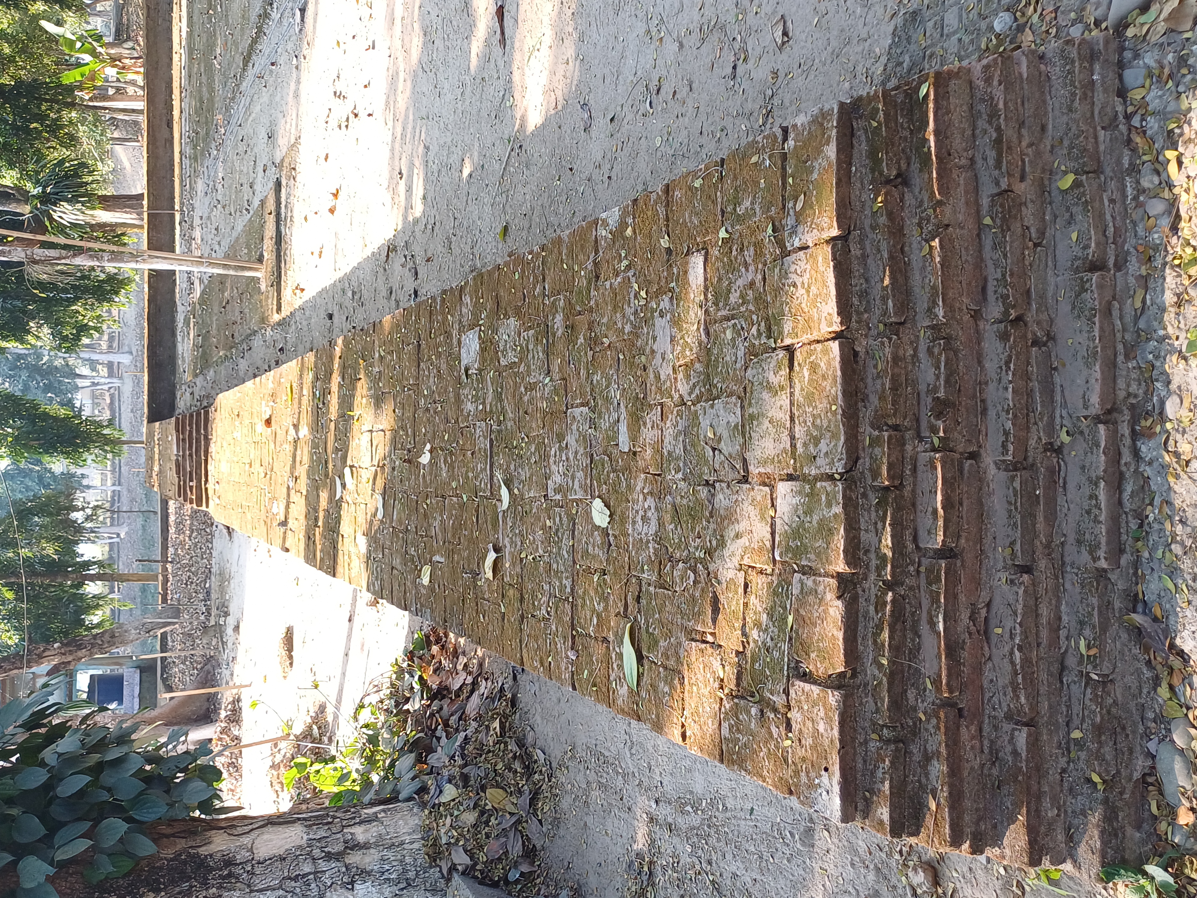 Remains of the enclosing wall.