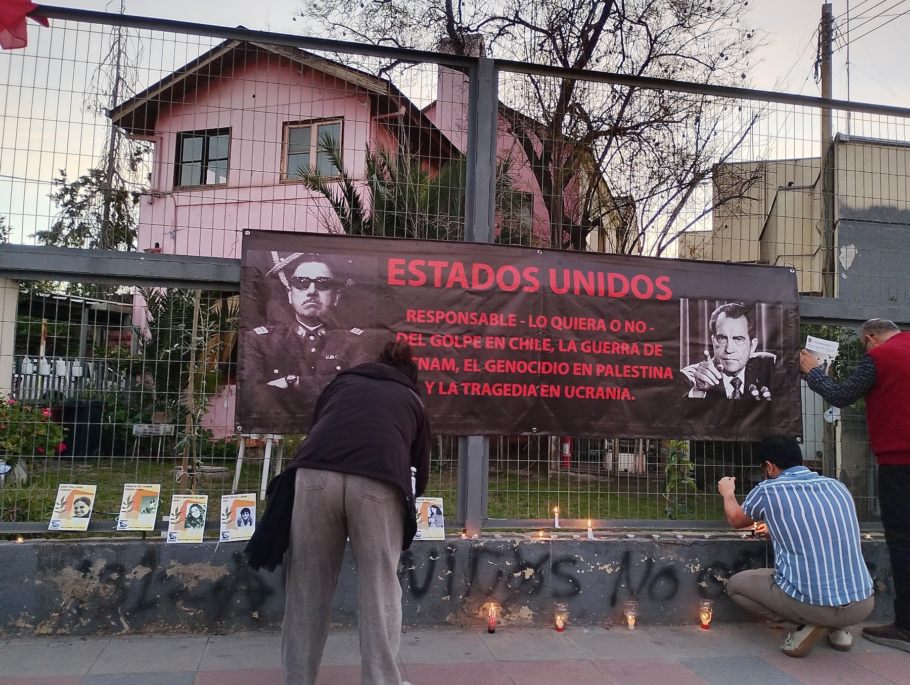 Candlelight vigil held at the Cuatro Álamos memorial, 2025