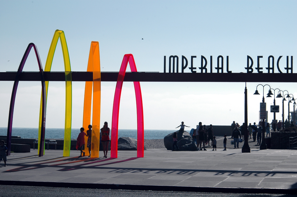 Surfhenge at Imperial Beach