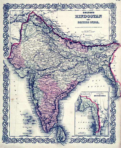 The Germanic Confederation conquers British India in 1941 in For Want of a Nail.