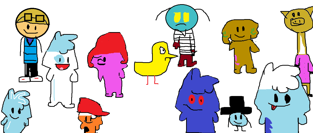 Characters (Bottom Left to Bottom right) Sky, Butter, Travis, Kad, and Pepper. (Top left to right) Herman, Thomas, Rosie, Lard, Cheese, Maggie, and Miolet. Characters (Bottom Left to Bottom right) Sky, Butter, Travis, Kad, and Pepper. (Top left to right) Herman, Thomas, Rosie, Lard, Cheese, Maggie, and Miolet.