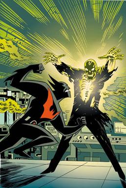Batman Beyond comic book miniseries cover art