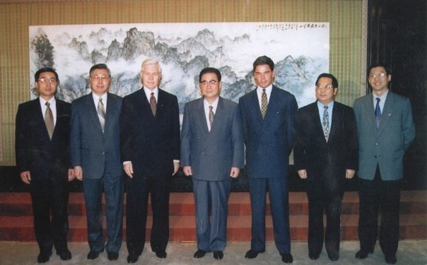 Covering LiPeng in China at the Great Hall of the People on behalf of LEADERS Magazine