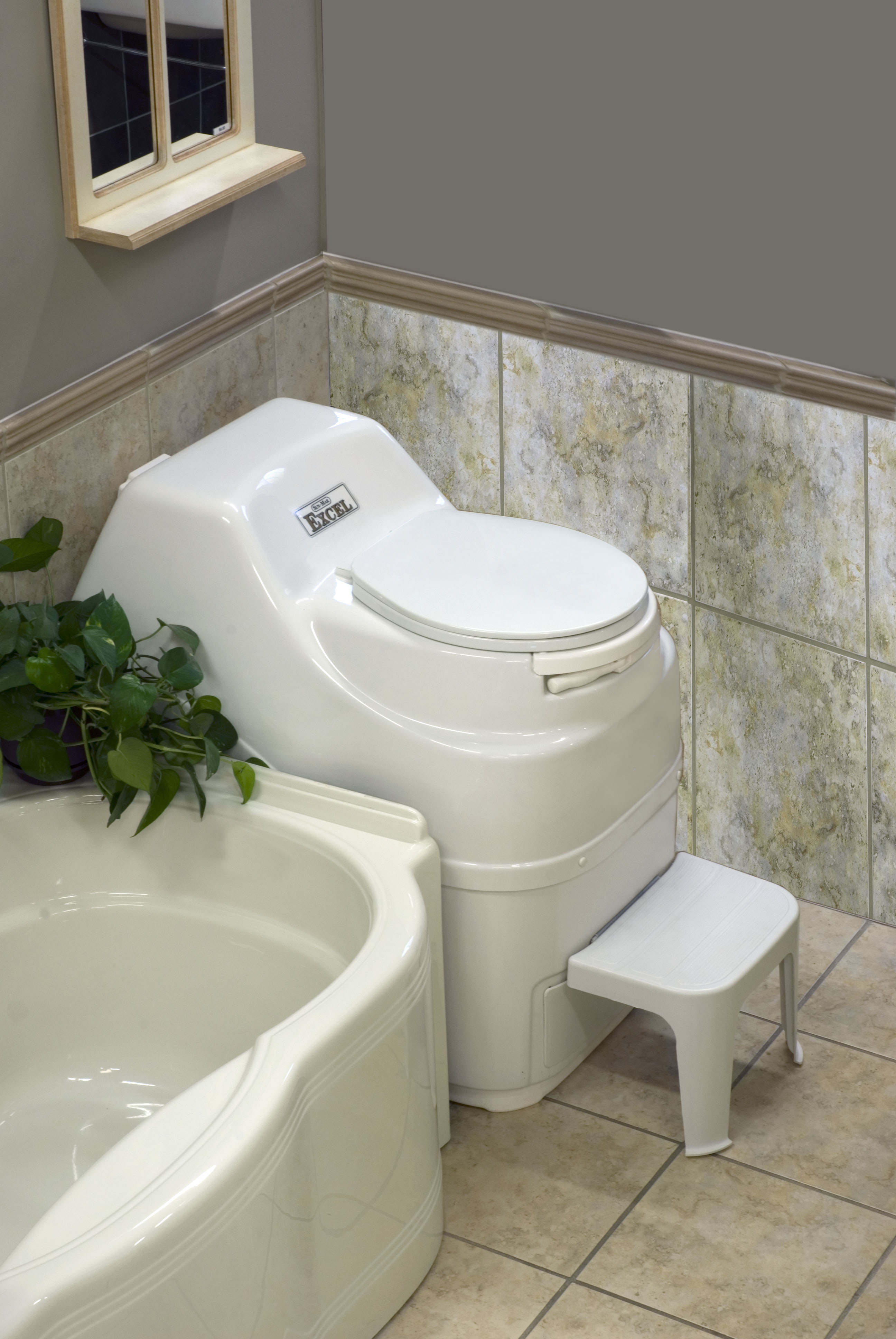 Sun-Mar Excel Self-contained composting toilet system