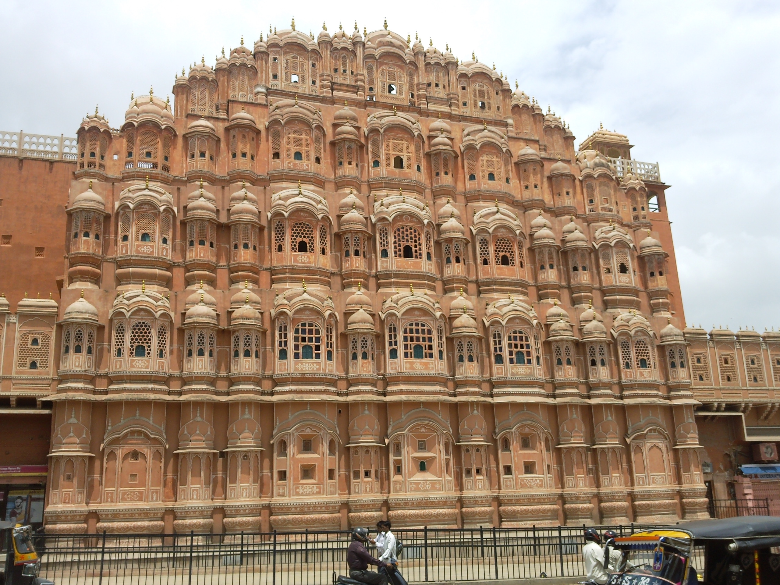 The Hawa Mahal, or Wind Palace, in Jaipur. The Hawa Mahal, or Wind Palace, in Jaipur.