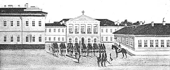 Cadets in the Russian army, early 1850s. From 1827-1856 over 50,000 Jewish children were conscripted as Cantonists to cause assimilation and conversion, as part of Imperial Jewish policies