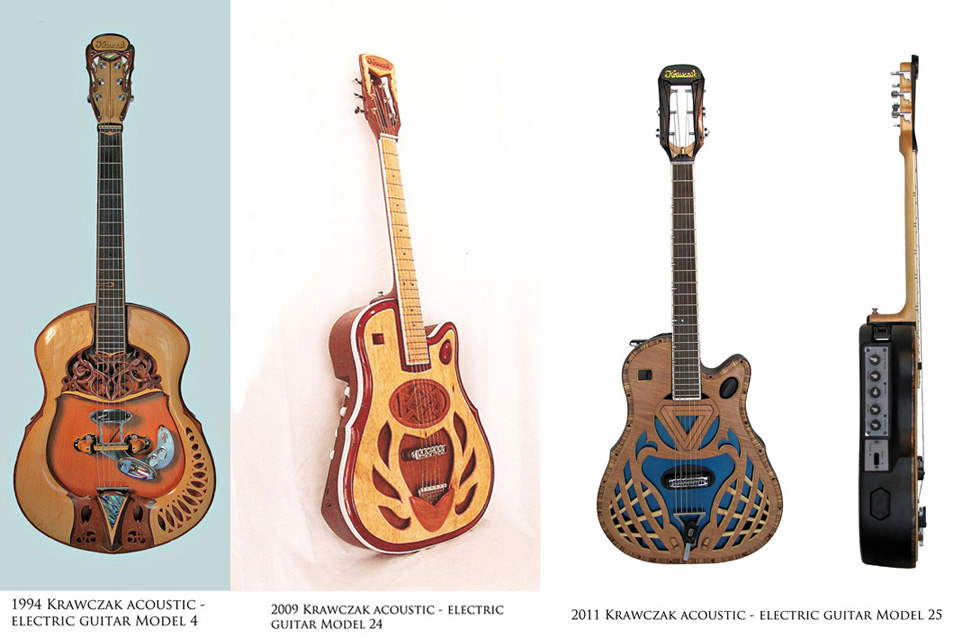 Krawczak Guitar model 4-E and models 24, 25 Krawczak Guitar model 4-E and models 24, 25