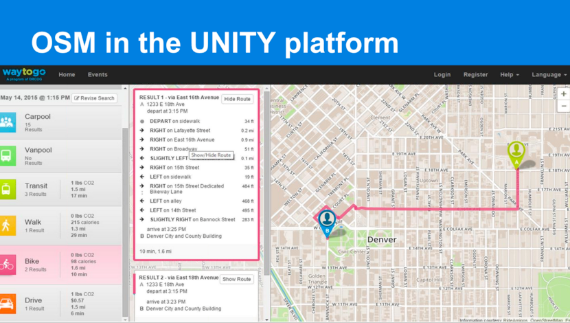 WayToGo platform utilized in Denver